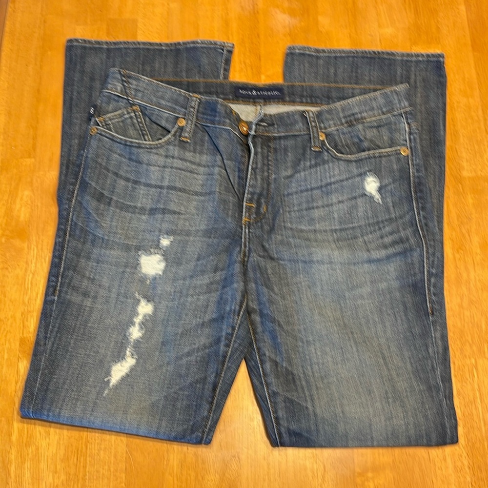 Women’s Rock and Republic Kasandra boot cut jeans.